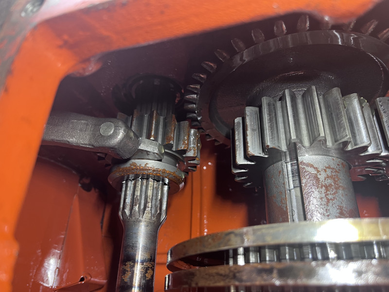 En enclenchement avec moteur (effleuré à peine)